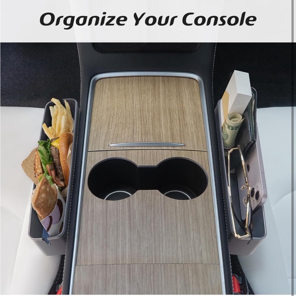 2 Pack Universal Fit Car 🚗  Front Seat 💺 Gap Organizers and Storage - Picture 3 of 9